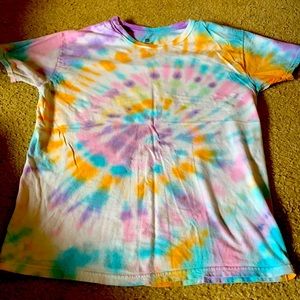 Handmade Tie Dye Crew Neck T-shirt